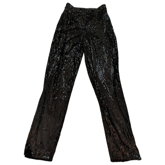 Express High Rise Sequin Slim Leg Ankle Pants - Picture 1 of 6
